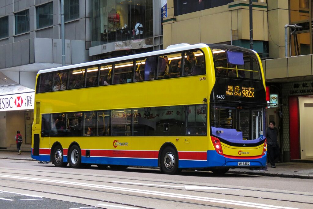 홍콩 자유여행 교통수단-버스-버스
