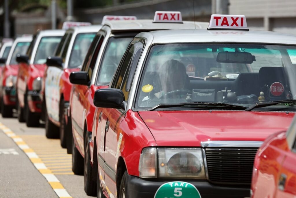 홍콩 자유여행 교통수단-택시-택시