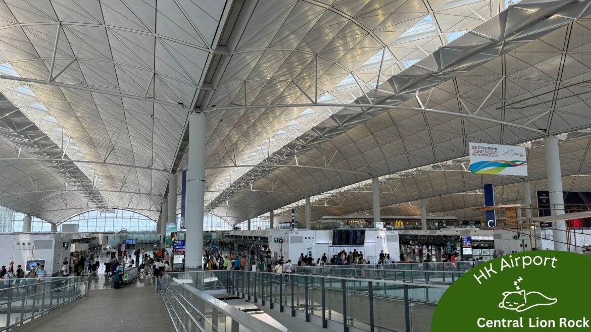 ค้างคืนที่สนามบินฮ่องกง สนามบินฮ่องกงมีพื้นที่เพียงพอที่จะจัดที่นอนได้