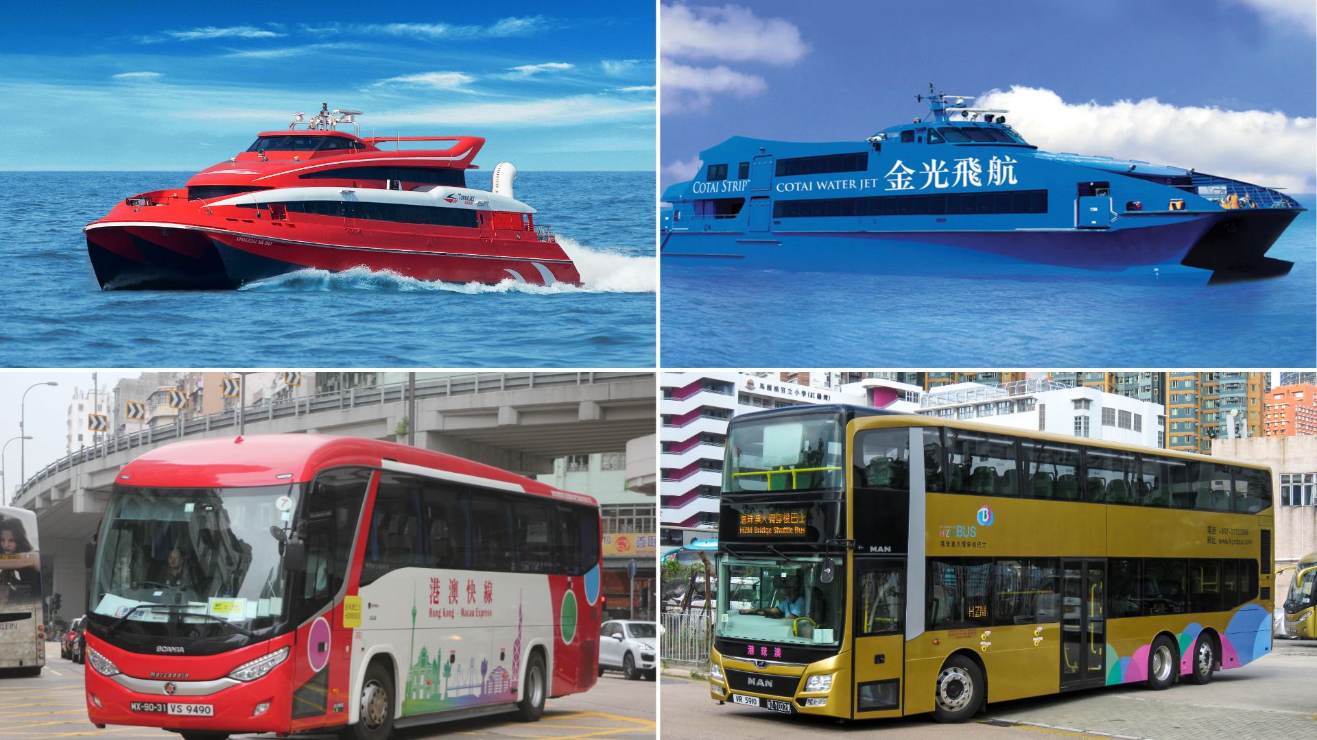 香港去澳門交通總覽