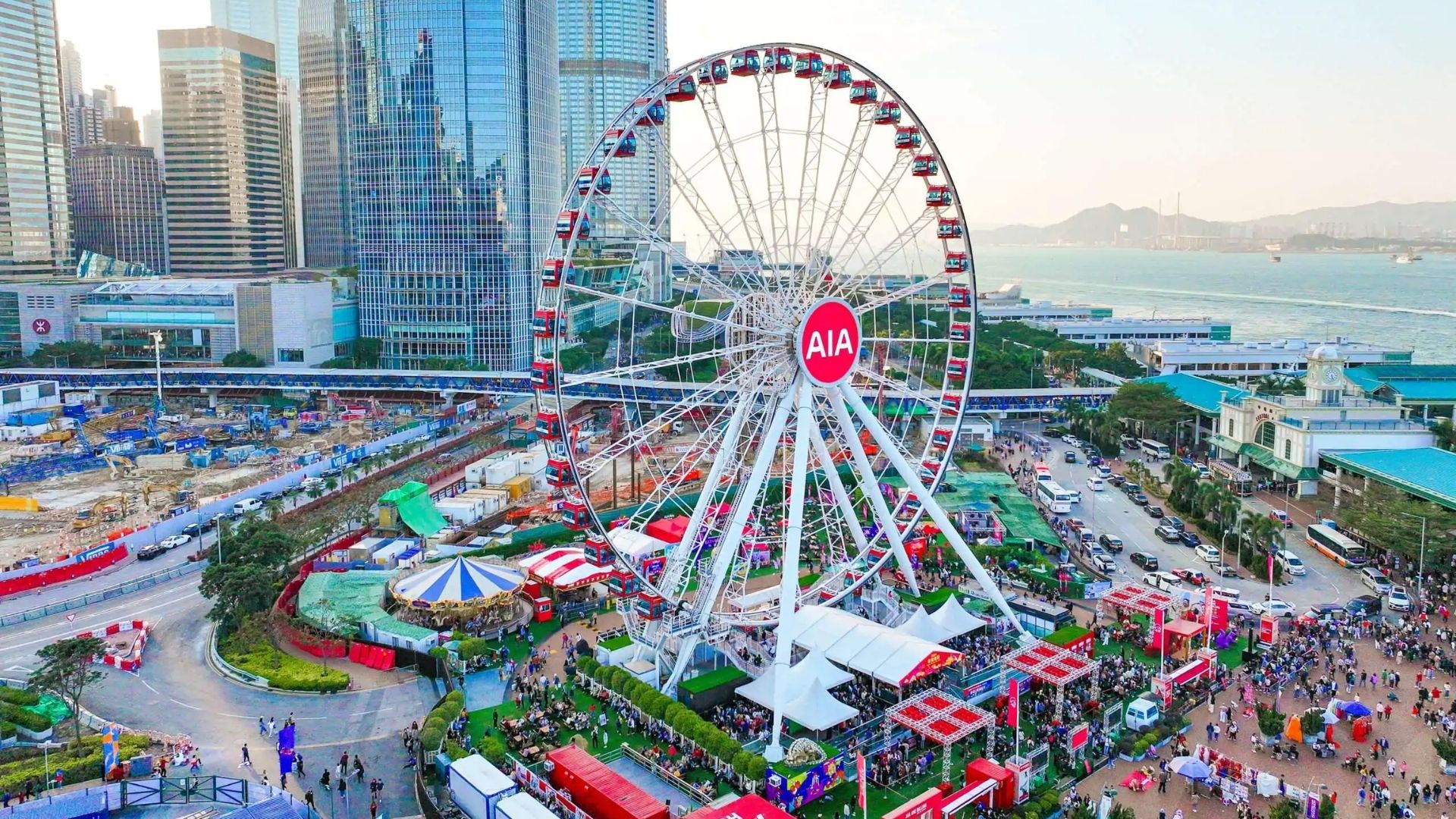 香港スポット:香港観覧車（中環海濱摩天輪）