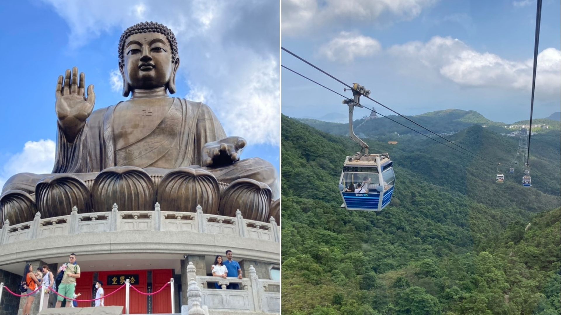 香港スポット:ゴンピン360（昂坪360）ロープウェイ ＆ 天壇大仏